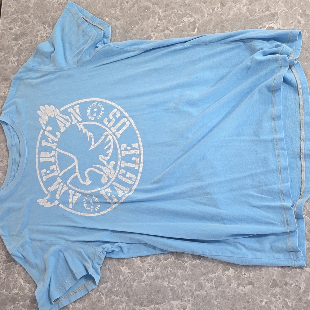 American Eagle Outfitters Light Blue Tee